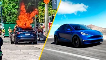 Cea mai nouă Tesla în flăcări, un avertisment important pentru fanii gigantului lui Elon Musk