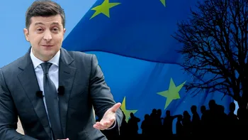 Volodimir Zelenski se plânge de UE: ”A invita Ucraina într-o comunitate e ca și când nu ai primi loc la masă deși ești invitat”