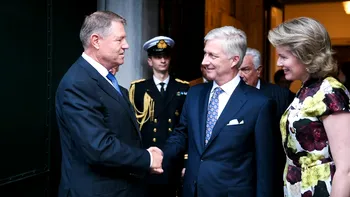 Klaus Iohannis, întâlnire cu Regele Belgiei, la Baza Kogâlniceanu