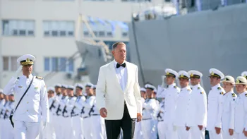 Klaus Iohannis, de ziua Marinei: „Suntem la câteva sute de km de război”. Bugetul pentru apărare, mărit
