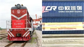 Primul tren China-România a plecat din Wuhan spre țara noastră. Ce transportă cele 50 de vagoane