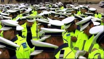 Polițiștii din România au ieșit în stradă. A doua zi de proteste la Ministerul Finanțelor