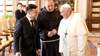 Volodimir Zelenski, discuție cu Papa Francisc. Ce subiecte au atins cei doi