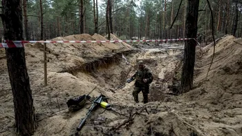ONU trimite o echipă la Izium, după ce s-au descoperit peste 400 de morminte improvizate