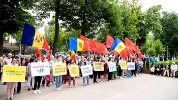 Proteste în Moldova. Se cere demisia președintelui Maia Sandu și a guvernului pe care îl conduce