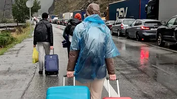 Rusia deschide un centru de înrolare la granița cu Georgia, locul prin care bărbații fug masiv din țară