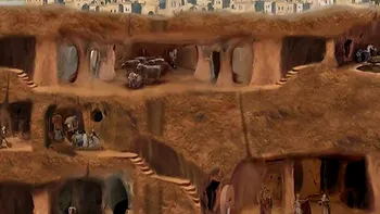 Orașul fascinant de sub Cappadocia, o adevărată bijuterie arhitecturală: câți locuitori avea