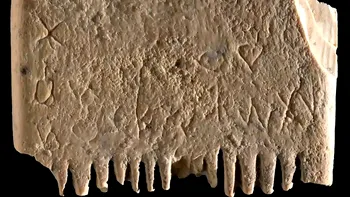 A fost descoperită cea mai veche propoziție scrisă în primul alfabet. Obiectul de 3 centimetri i-a fascinat pe cercetători