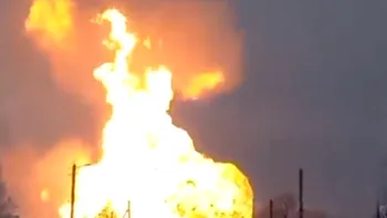 Explozie uriașă în Rusia, la conducta care trimite gaze către Ucraina și Europa VIDEO