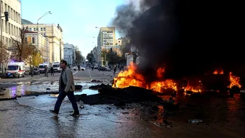 Explozii în Kiev, miercuri dimineață. Cel puțin 10 drone iraniene au atacat capitala ucraineană VIDEO