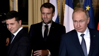 Ucraina critică soluția de pace a lui Macron. Președintele Franței propune garanţii de securitate pentru încheierea războiului