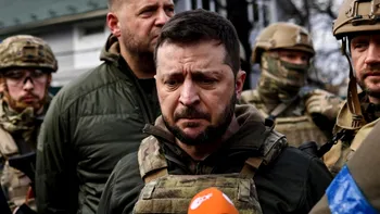 Prima reacție a lui Zelenski, după ce toată conducerea MAI și-a pierdut viața lângă Kiev. Crește bilanțul victimelor