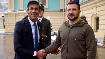 Discuție între Zelenski și premierul britanic Rishi Sunak. Anunțul făcut de liderul ucrainean