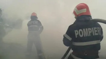 Incendiu în Pasajul Băneasa. Trafic blocat pe DN1