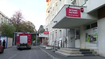 Incendiu la Spitalul de Copii din Galați. Flăcările au izbucnit în laboratorul de analize