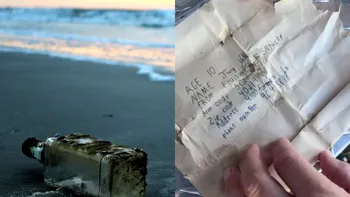 „P.S. Cine găsește asta, să mă sune sau să-mi scrie”. Misterul mesajului din sticlă, vechi de 40 de ani, a fost dezvăluit