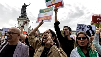 Peste 10.000 de persoane au protestat la Strasbourg în sprijinul manifestațiilor din Iran