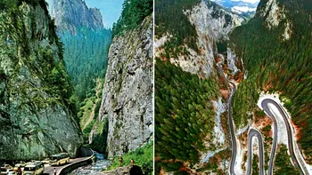 Locul din România unde înțelegi cât de mic ești, comparativ cu natura: Cheile Bicazului, graniță naturală între Transilvania și Moldova