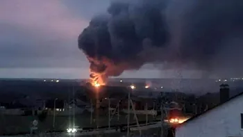 VIDEO Se întețesc atacurile asupra Rusiei. Explozie de proporții lângă Moscova, zgomotul puternic a alertat autoritățile