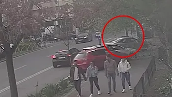 Noi imagini cu accidentul în care a fost implicată Monica Odagiu. Ce se vede pe camerele de supraveghere