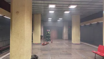 Degajare de fum la stația de metrou Costin Georgian. Pasagerii au fost evacuați
