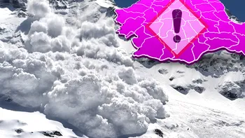 Risc major de avalanșe în România. Zonele vizate 
