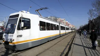 O linie de tramvai din București va fi reabilitată. Nicușor Dan: „Am lansat în SEAP licitația”