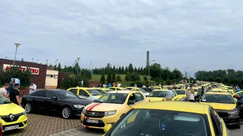 Taximetriștii din 30 de județe ies în stradă. Se cere interzicerea Bolt și Uber