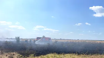 Incendii în București și la periferie. ISU a trimis 15 autospeciale de stingere