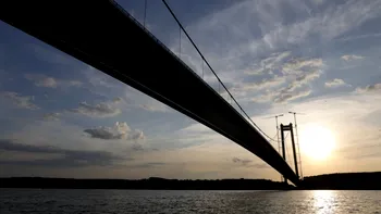 Cel mai lung pod suspendat din România este inaugurat astăzi. Cum arată construcția imensă și cât a costa FOTO