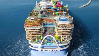 Cum arată nava de 5 ori mai mare decât Titanicul. Icon of the Seas iese pe mare în 2024