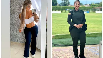 Au uitat de meci și nu și-au mai luat ochii de la ea. „Este cea mai frumoasă polițistă pe care am văzut-o la un stadion de fotbal - FOTO & VIDEO