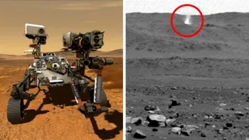 NASA a surprins pe Marte un 