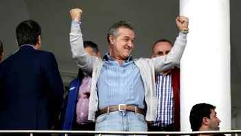 Gigi Becali a dezvăluit cum s-a bucurat la golul lui Florinel Coman din derby. ”Am văzut la Răzvan Lucescu și am repetat, decât să fac alte nebunii”