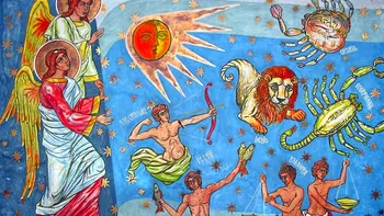 Misterul zodiilor si simbolurilor păgâne din bisericile românesti. De la albastrul de Voroneț, la fresce cu scene „drăcești”