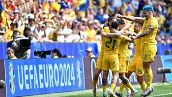România - Ucraina 3-0! SEN-ZA-ȚIO-NAAAAL!!!! Victorie istorică a Tricolorilor la EURO 2024. Record spulberat după 24 de ani