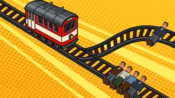 Problema de moralitate „dilema tramvaiului”, adusă la realitate de un YouTuber