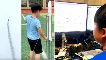 Copilul de 11 ani care a construit o rachetă, după ce ar fi învățat totul de unul singur. Evident, totul s-a întâmplat în China