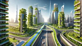 Cea mai verde și futuristă autostradă din lume, confirmată oficială. În timp ce românii nu au autostrăzi obișnuite, arabii șochează cu un alt plan SF