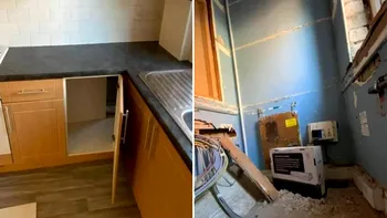 Acest cuplu a descoperit o cameră secretă în spatele unei găuri mici din bucătărie: Ce au găsit depășește orice imaginație