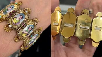 Descoperire uluitoare: O femeie găsește o brățară veche de 200 de ani, evaluată la o sumă impresionantă, într-un magazin second-hand