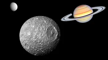 Luna „Steaua Morții” a lui Saturn ar putea ascunde un ocean masiv