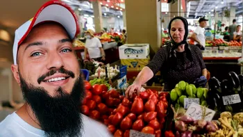 A vizitat toată România și a ajuns în piața Obor. Ce a ajuns să cumpere un vlogger străin în ”cea mai prietenoasă nație din Europa”