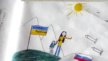 Tatăl unei fete care a desenat un mesaj contra războiului din Ucraina, eliberat din închisoare în Rusia după doi ani