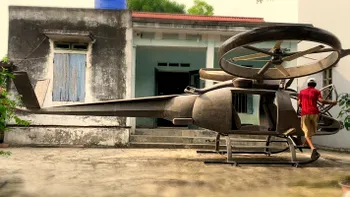 Un tânăr și-a construit acasă un elicopter inspirat din Avatar: „Absolut impresionant. Nivel de detaliu mondial”