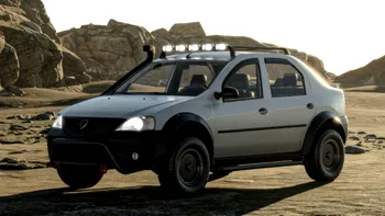Dacia Logan care ar putea domina orice Mitsubishi sau Jeep de off-road, creată de un român. Ți-ai dori să o vezi pe străzi
