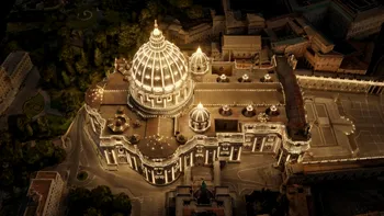 Vaticanul și Microsoft creează un geamăn digital al Bazilicii Sf. Petru