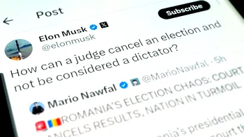 Elon Musk despre criza alegerilor din România: „Cum poate un judecător să anuleze rezultatele fără să fie considerat un dictator?”