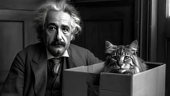 Nouă teorie unește relativitatea lui Einstein cu mecanica cuantică prin ecuația pisicii lui Schrodinger