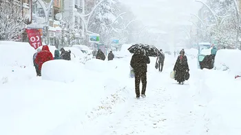 Zăpadă de doi metri în Turcia, imagini rare. Zona în care iarna a lovit cu putere, nu se mai văd nici casele